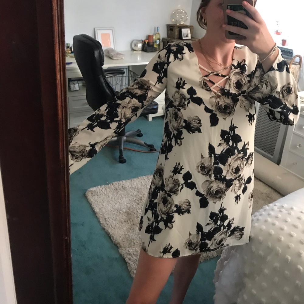 White Flower Dress